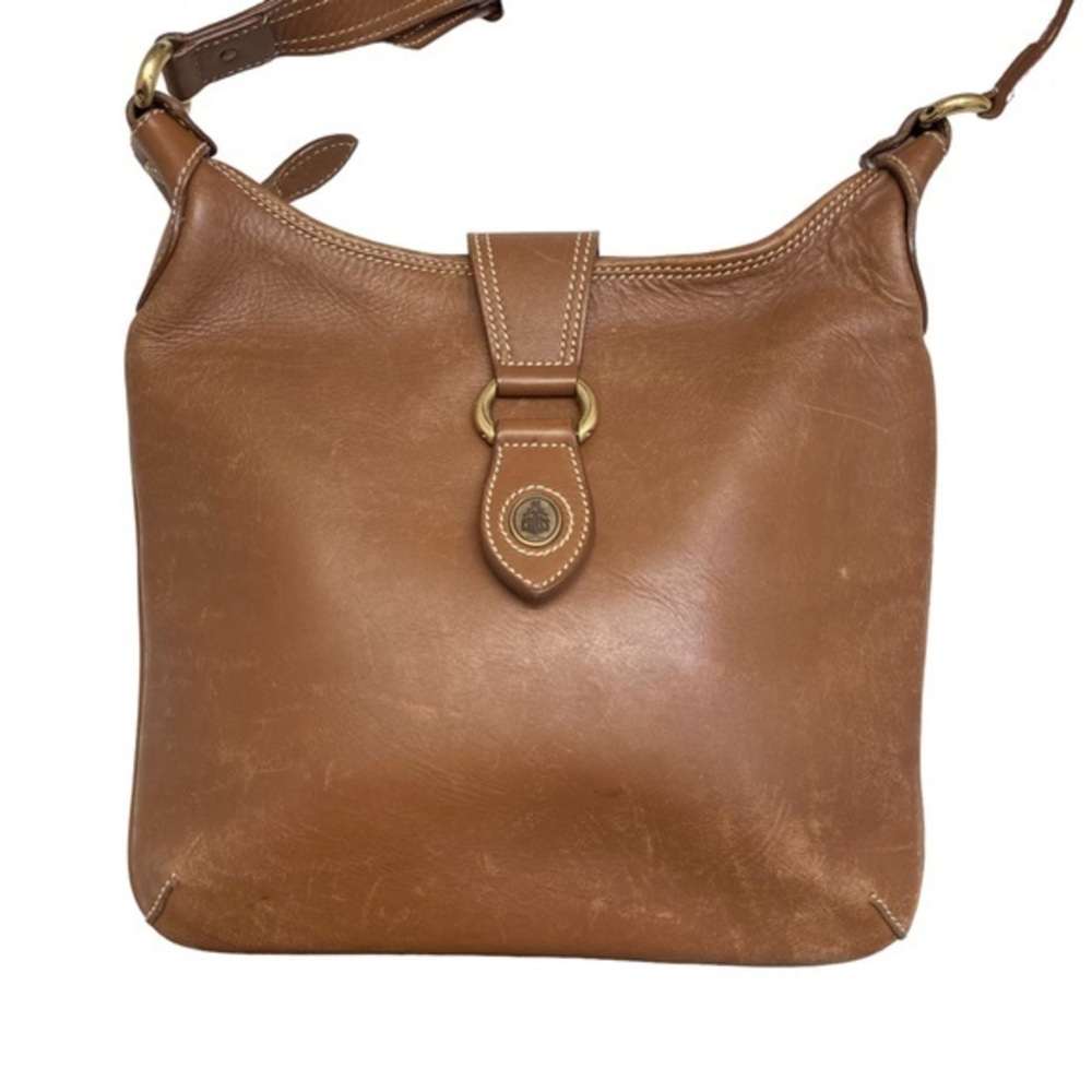 Mark cross vintage brown leather shoulder bag
